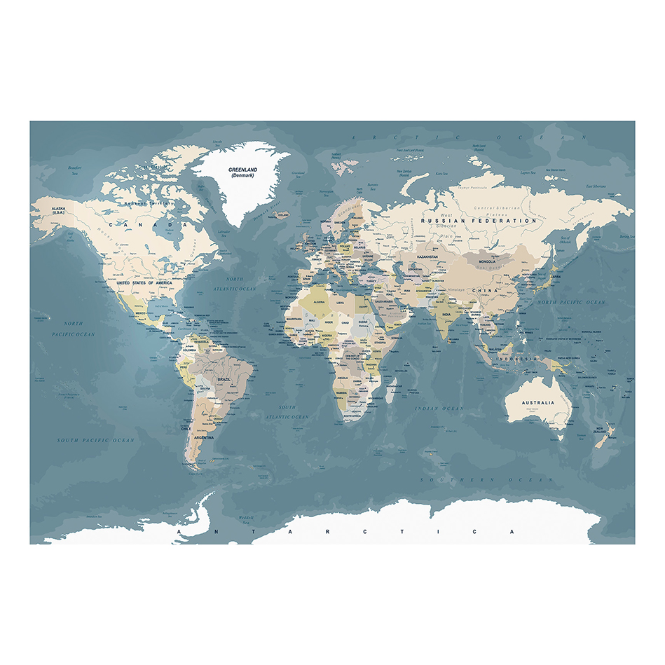 Vintage World Map 150x105 Storlek: 150x105 cm