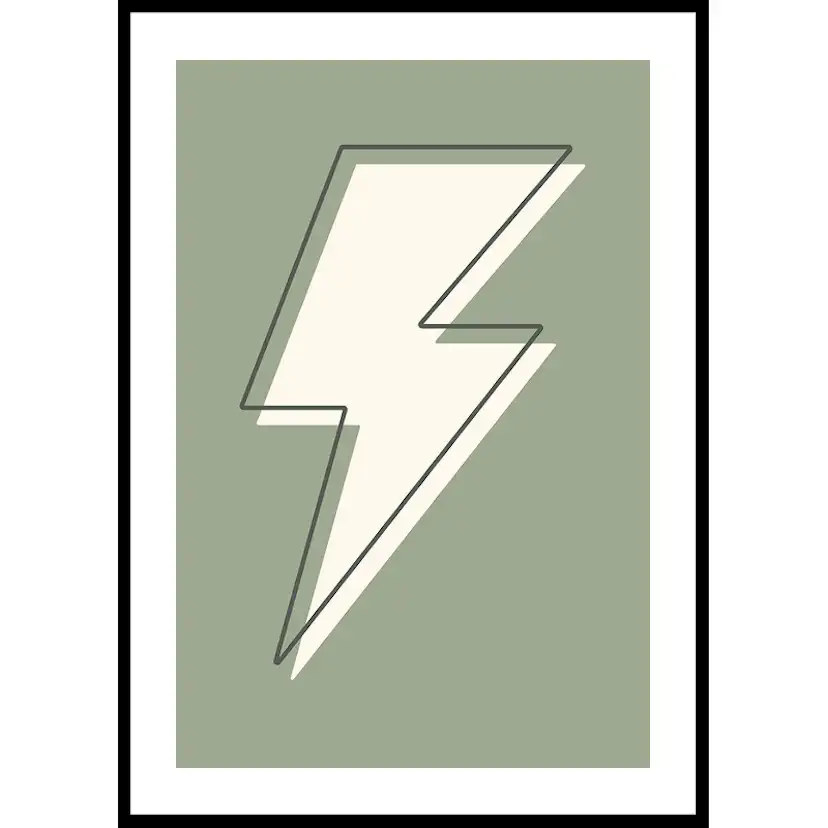 Poster Gallerix Flash In Green
