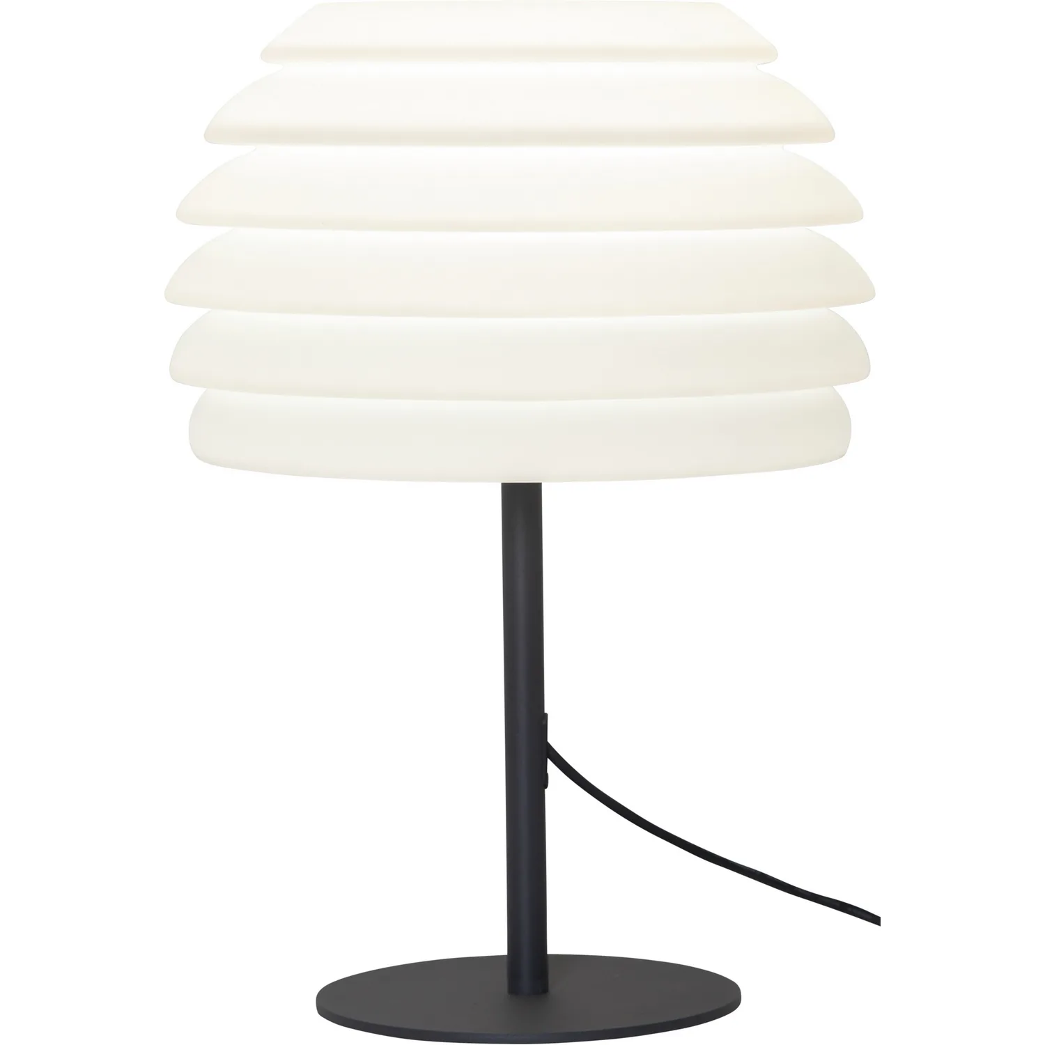 Bordslampa Star Trading GardenLight Rhodos Vit Metall