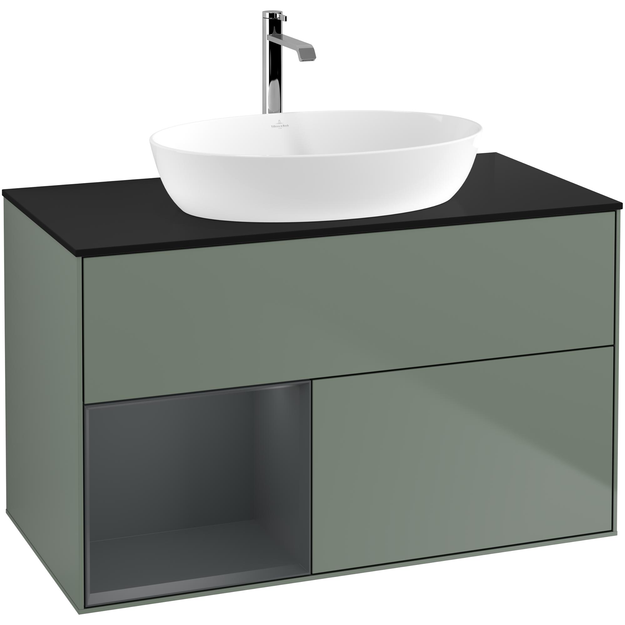 Tvättställsskåp Villeroy & Boch Finion med 2 Lådor Hylla och Bänkskiva för Fristående Tvättställ från Artis & Collaro