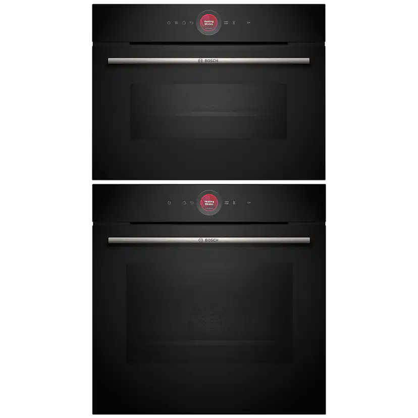 Ugn och Mikro Bosch HBG7721B1 + CMG7241B1 Serie 8 Svart
