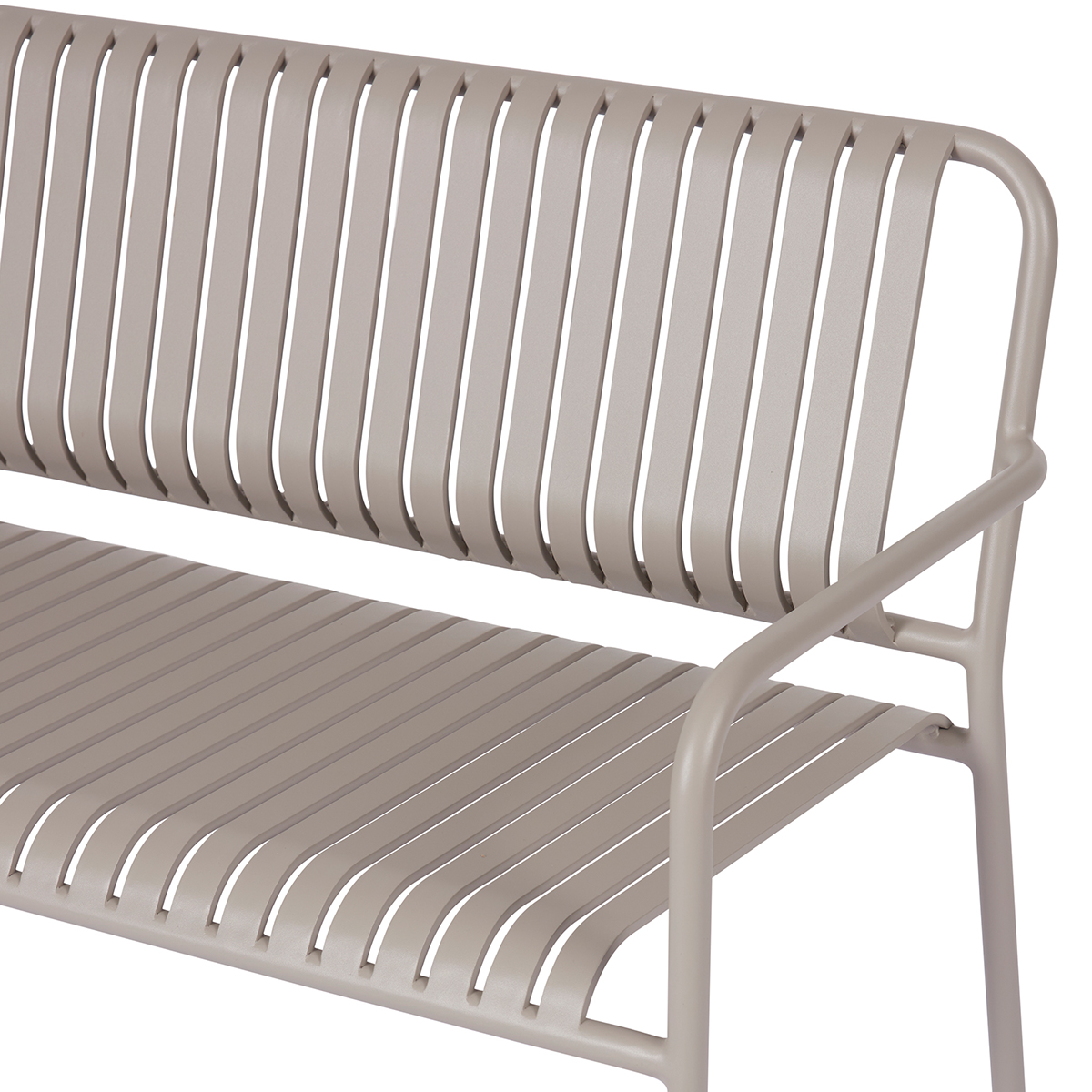 STELLA Trädgårdsbänk 140X56cm Grå