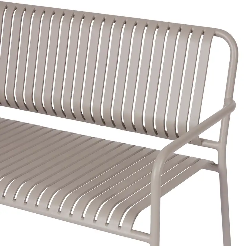 STELLA Trädgårdsbänk 140X56cm Grå