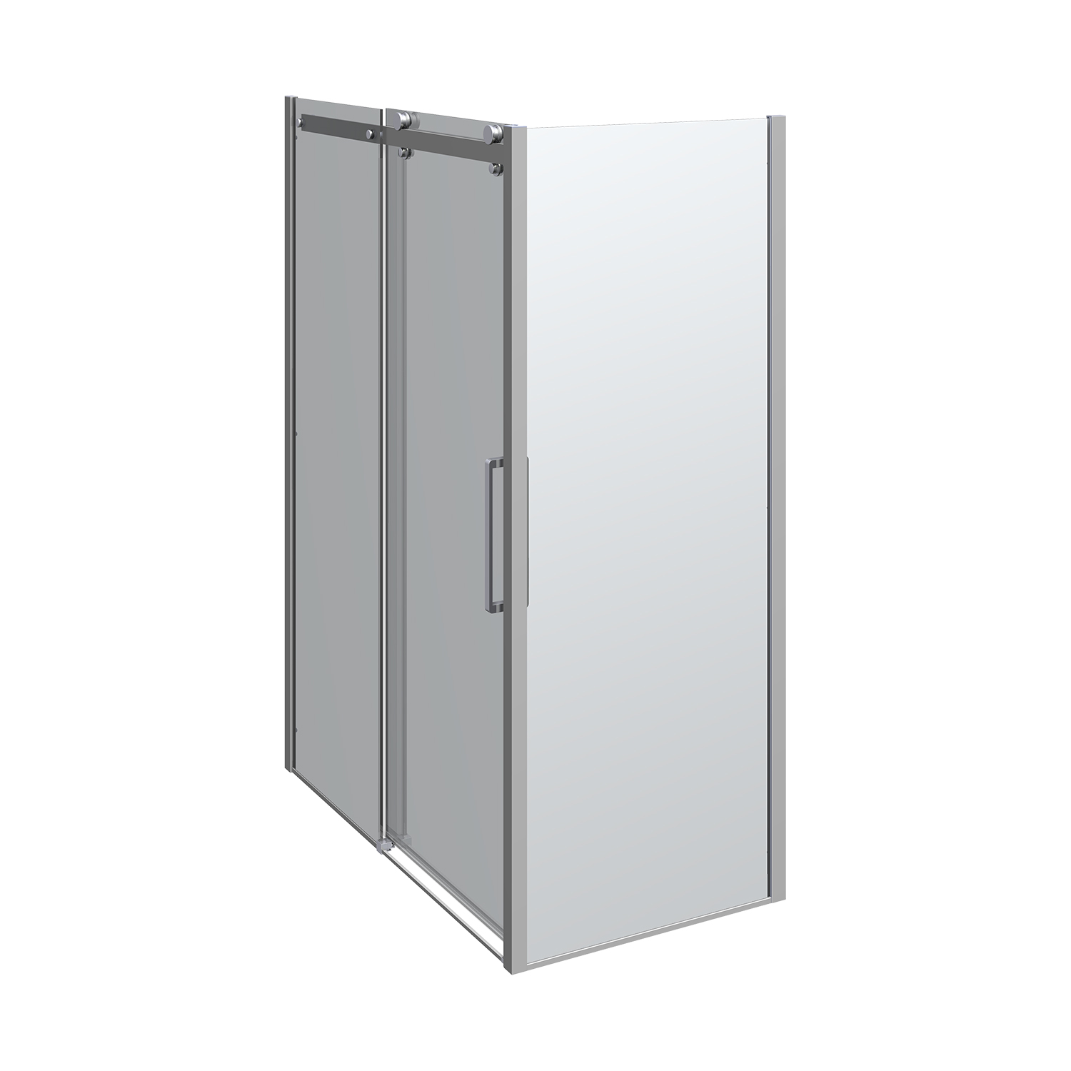 Deluxe skjutdörr med 1 fast vägg, vändbar, 140x80 cm 1400x800 mm
