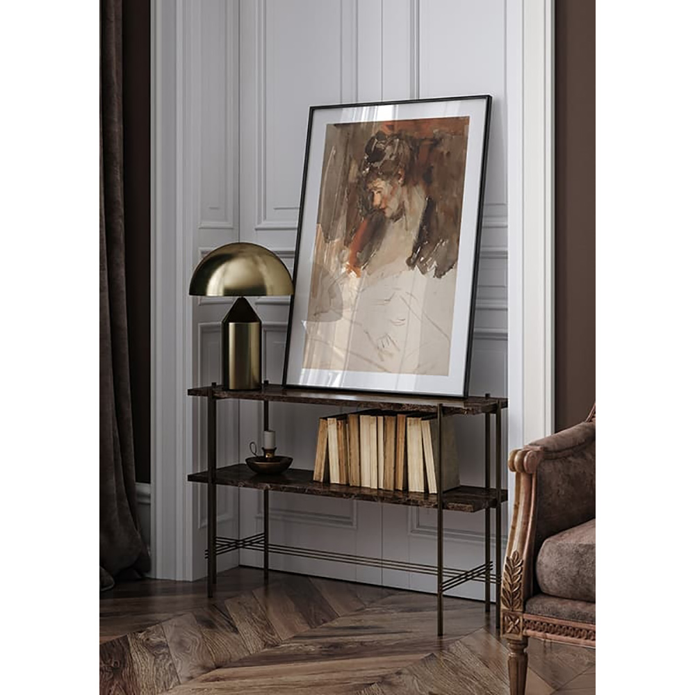 Poster Gallerix De Vrouw Van Wilhelmus Johannes Steenhoff Met Haar Kind Aan De Borst By Willem Steenhoff