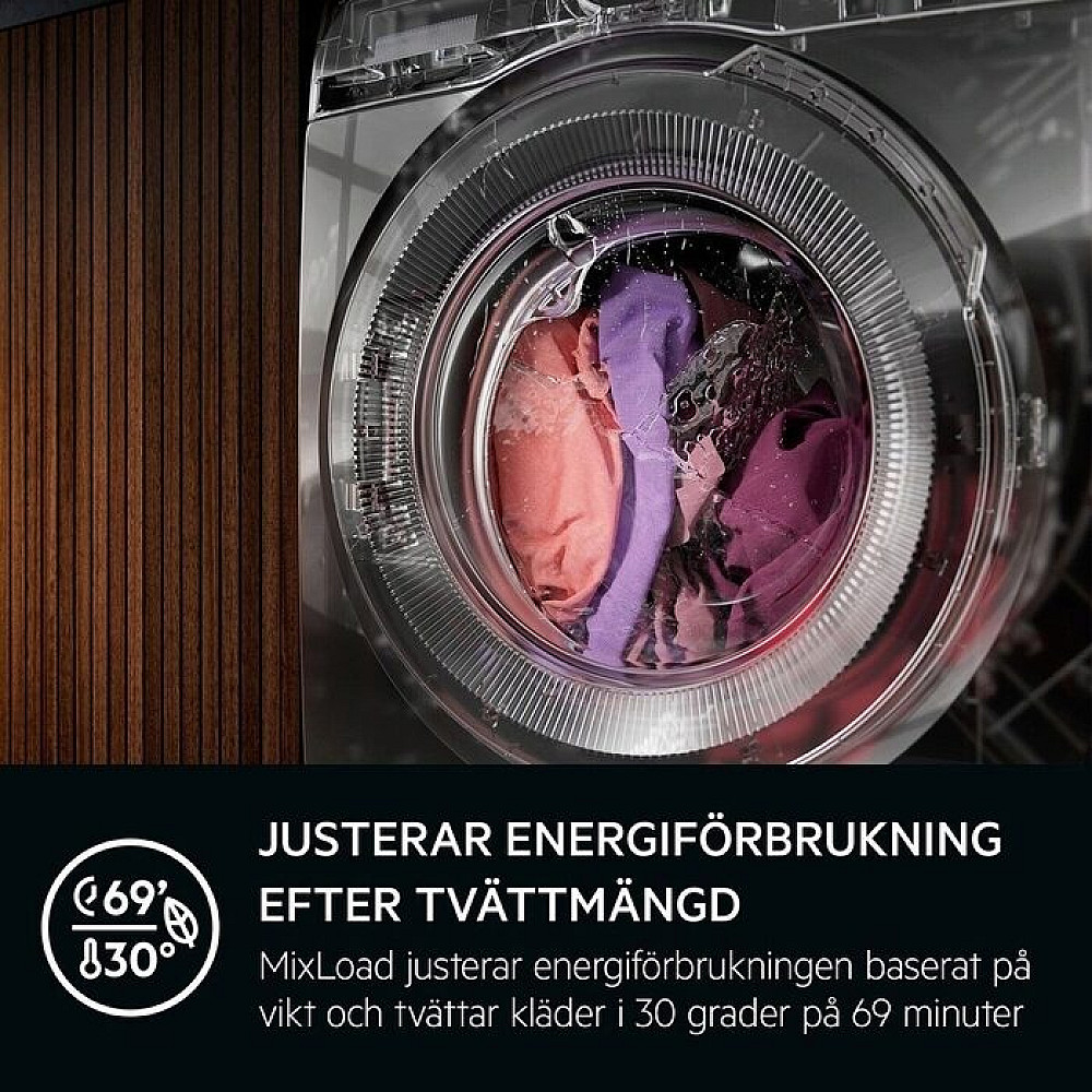 Kombinerad Tvätt/Torktumlare AEG LWR732S96F 7000 ProSteam® 9 kg