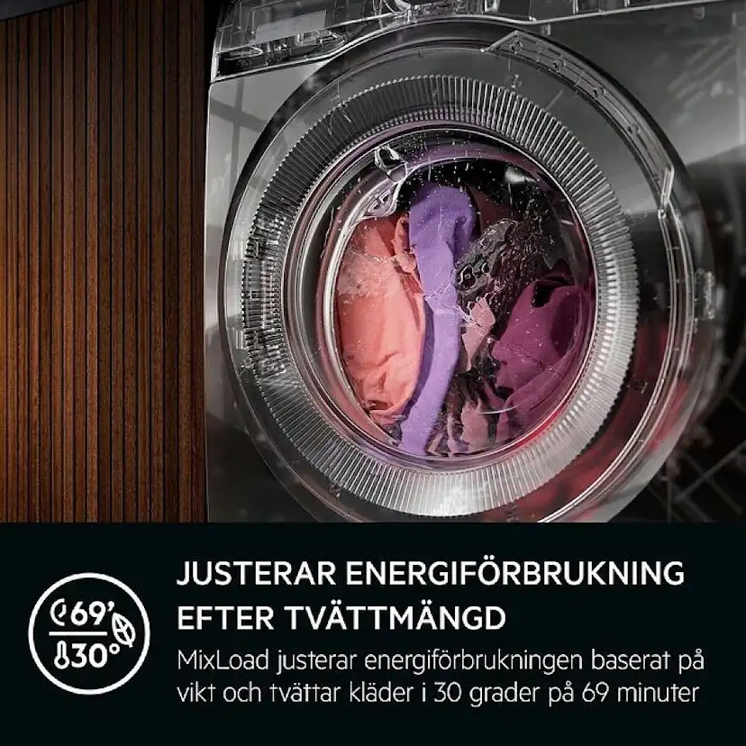 Kombinerad Tvätt/Torktumlare AEG LWR732S96F 7000 ProSteam® 9 kg