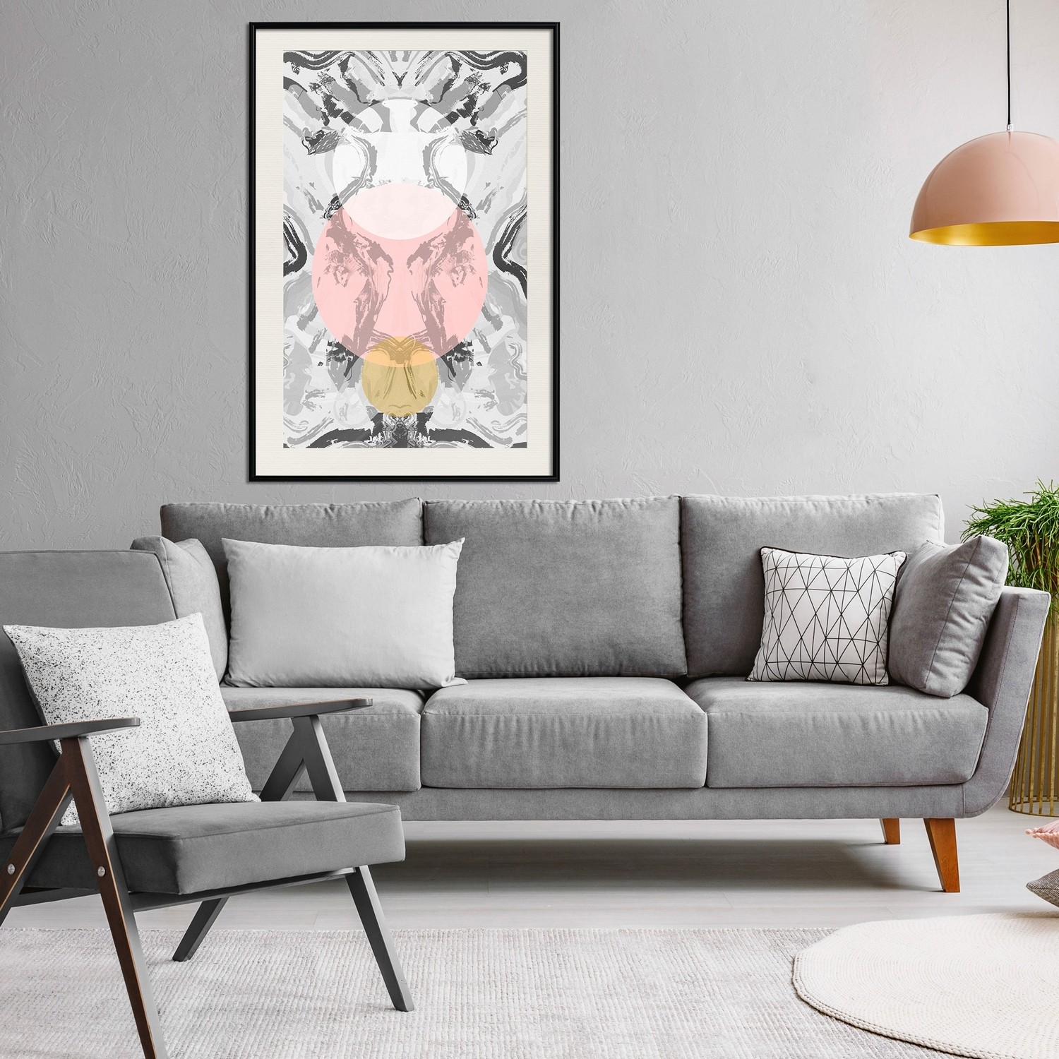 Affisch - Ocean Spirit [Poster] 40x60 Svart ram med passepartout, 40x60 cm
