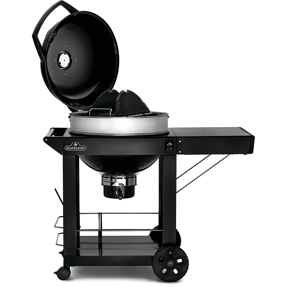 Kolgrill Napoleon PRO22K-C-3 Svart Klotgrill med Gjutjärnsgaller & Integrerad Termometer
