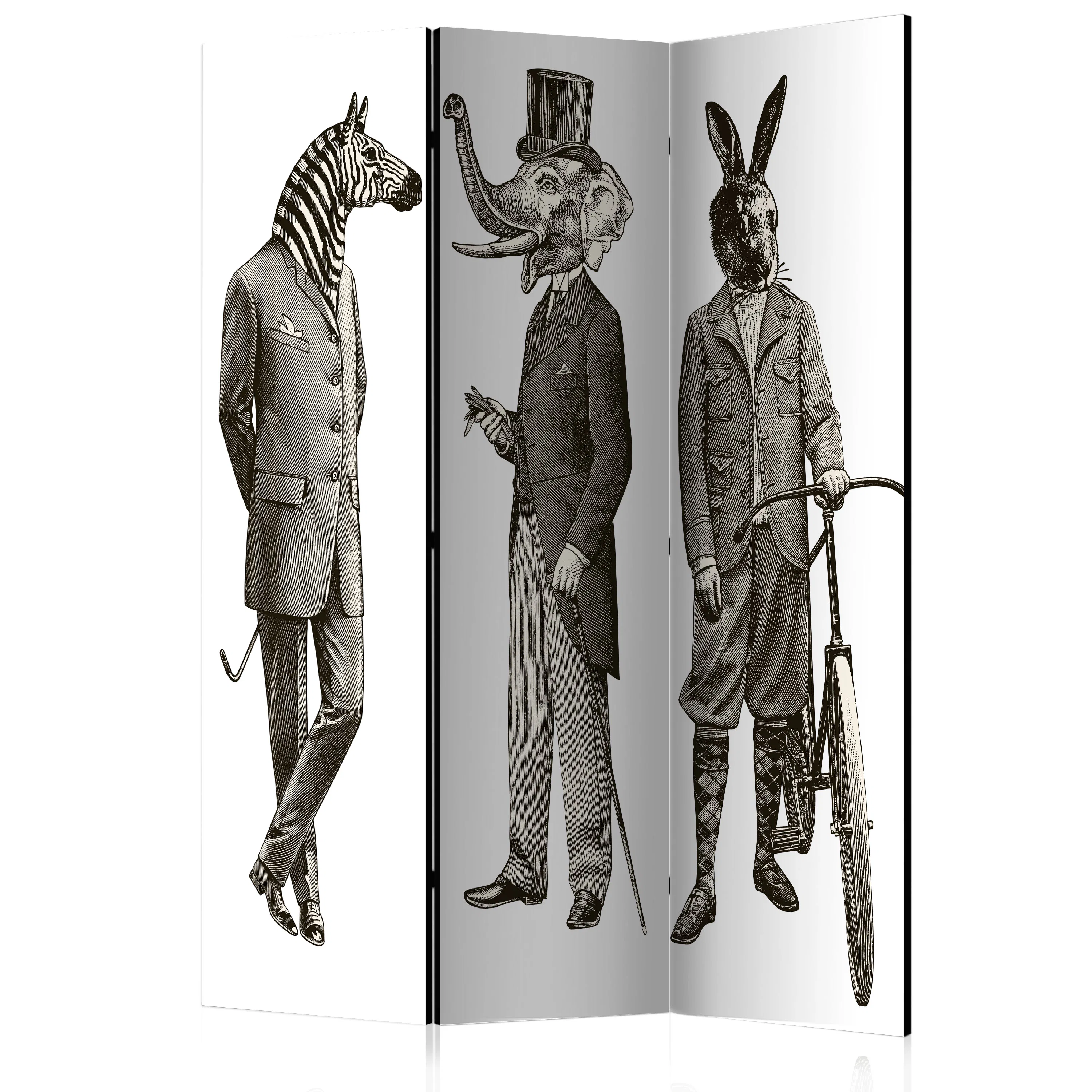 Rumsavdelare Skärmvägg Arkiio Elegant Zoo 135x172 cm