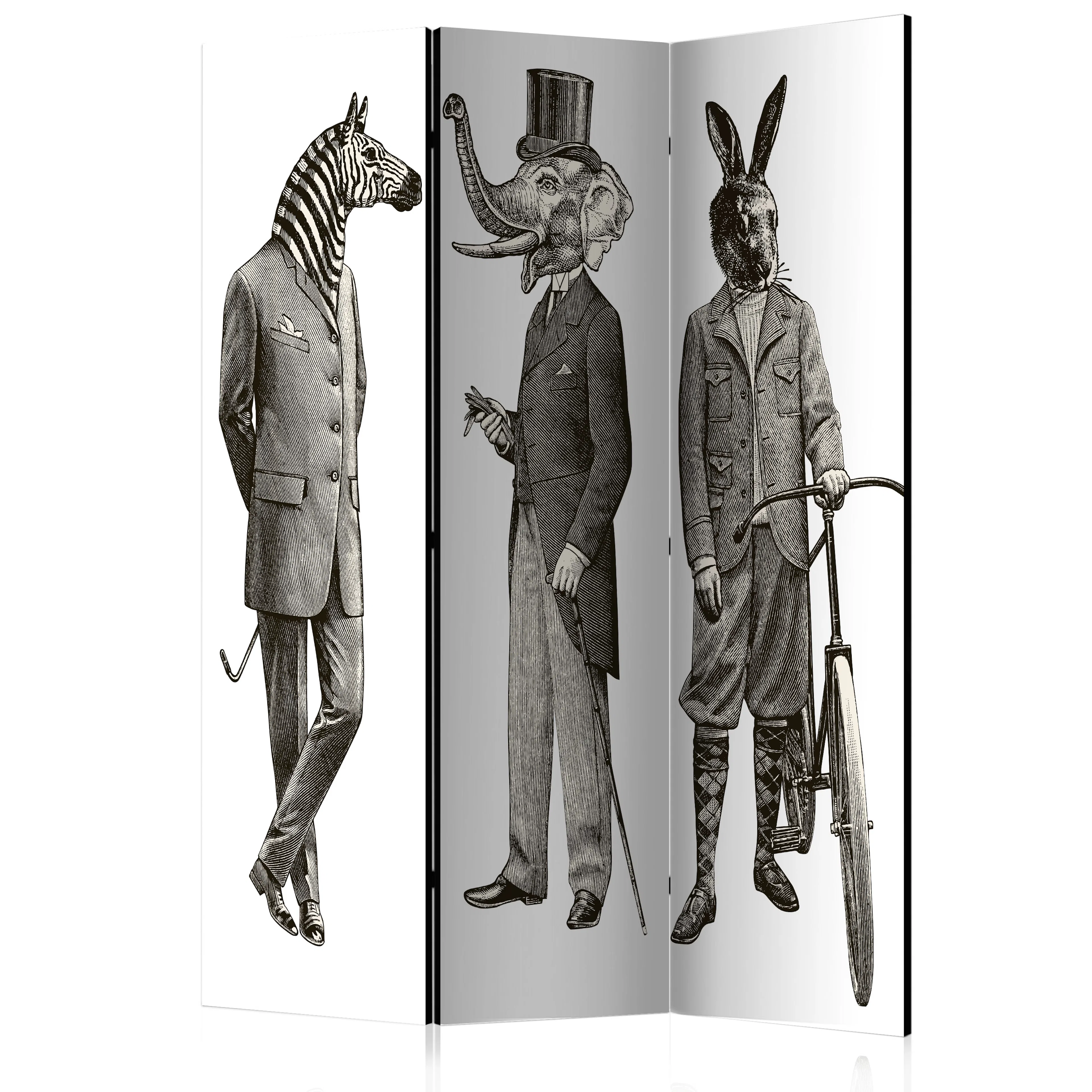 Rumsavdelare Skärmvägg Arkiio Elegant Zoo 135x172 cm