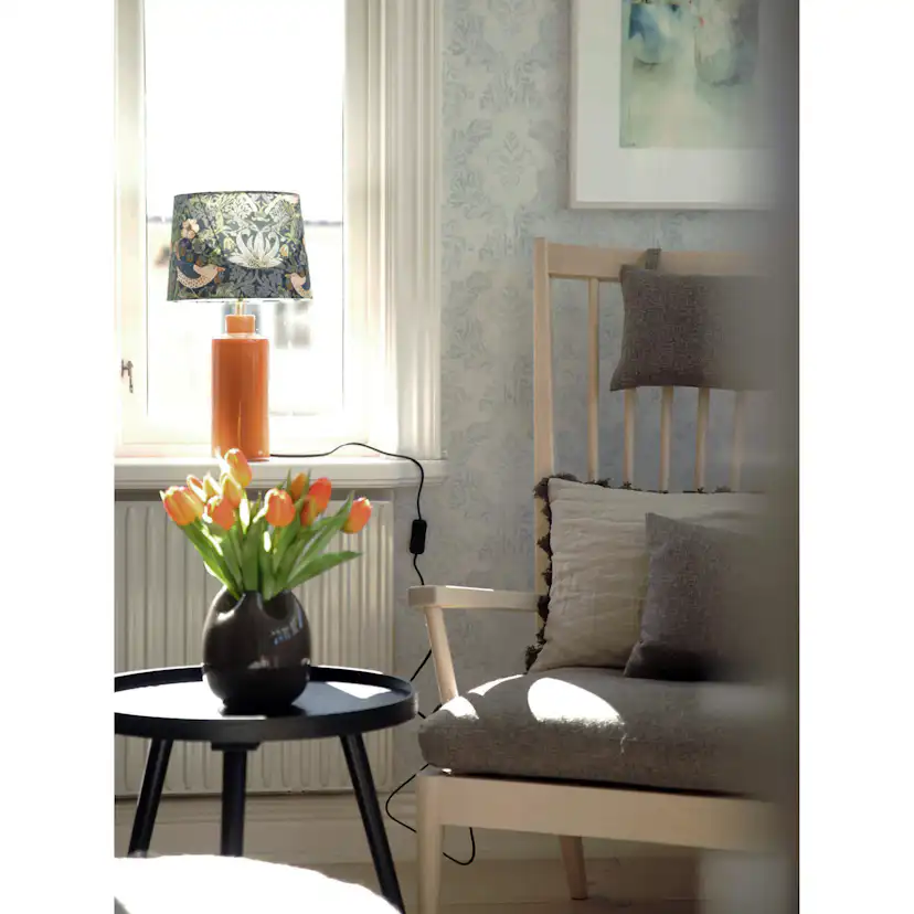 Bordsslampa PR Home Solo med Lampskärm i Tyg 48 cm