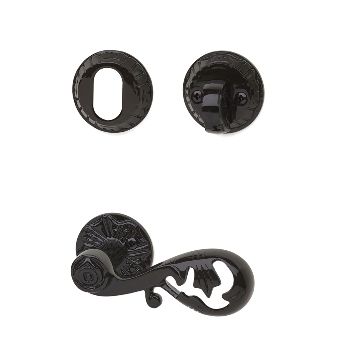 Ytterdörrhandtag Habo A4472 Kombi Brunoxid