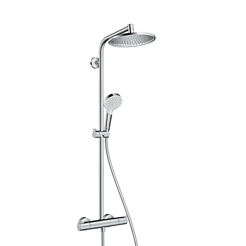 Takduschset Hansgrohe Crometta S 240 1jet Showerpipe 160 cc 160 cc utan EcoSmart