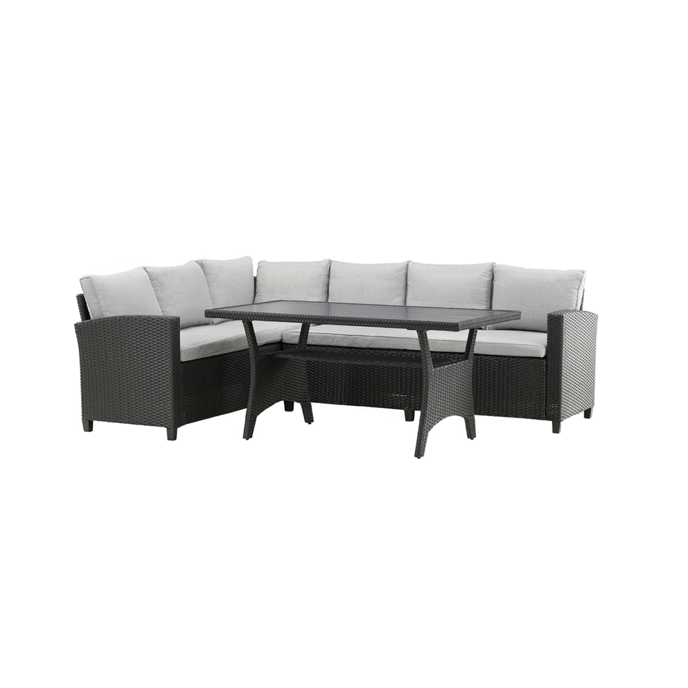 Brentwood Corner sofa - Black/Grey Svart/Grå