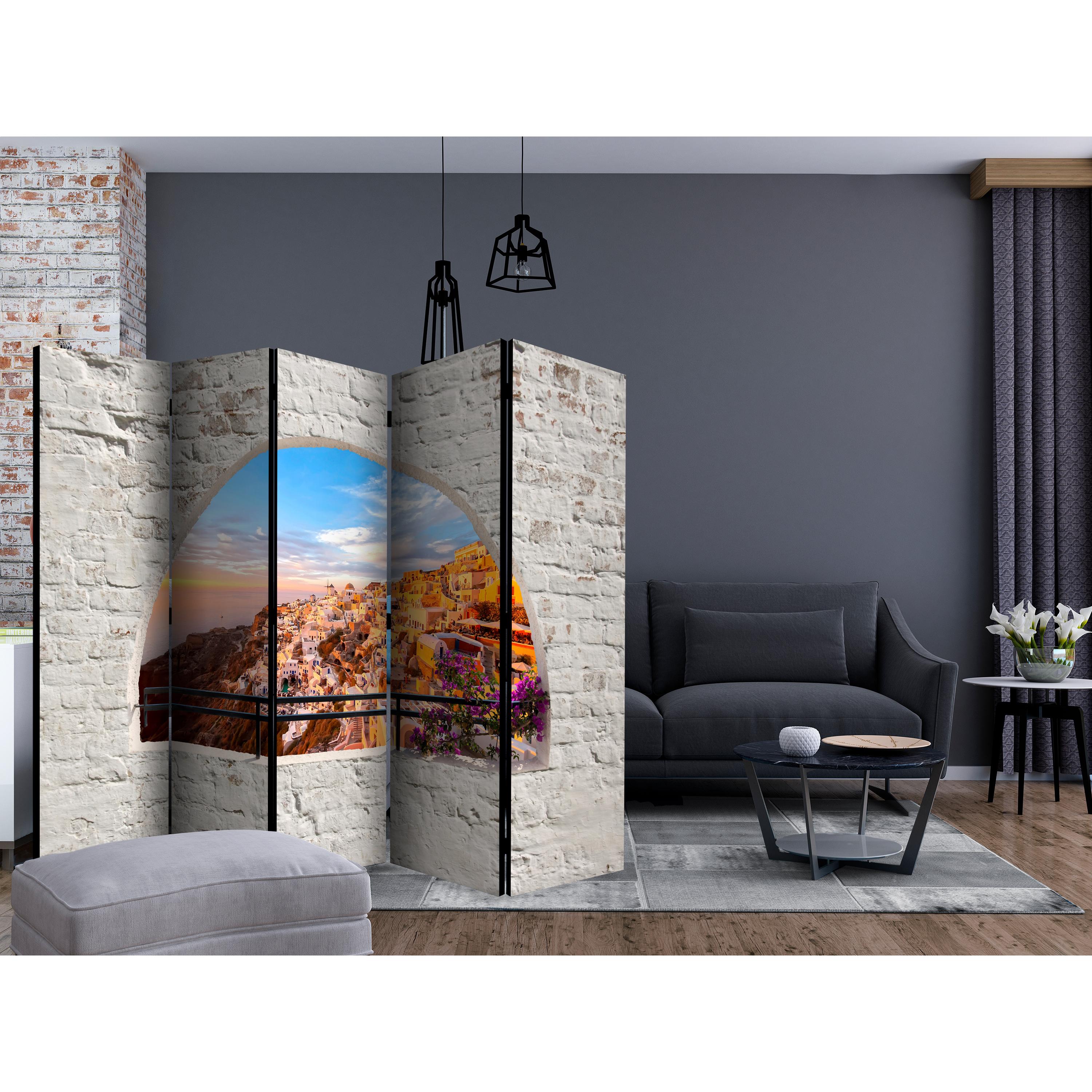 Rumsavdelare Skärmvägg Arkiio Santorini II 225x172 cm