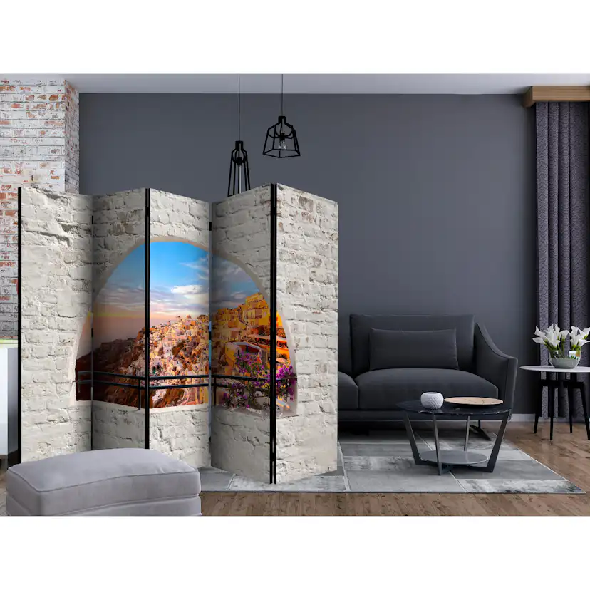 Rumsavdelare Skärmvägg Arkiio Santorini II 225x172 cm