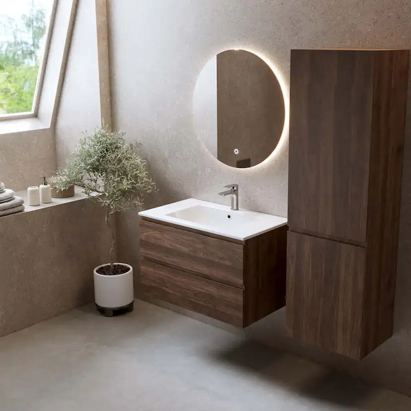 Tvättställsskåp Bathlife Eufori Valnöt