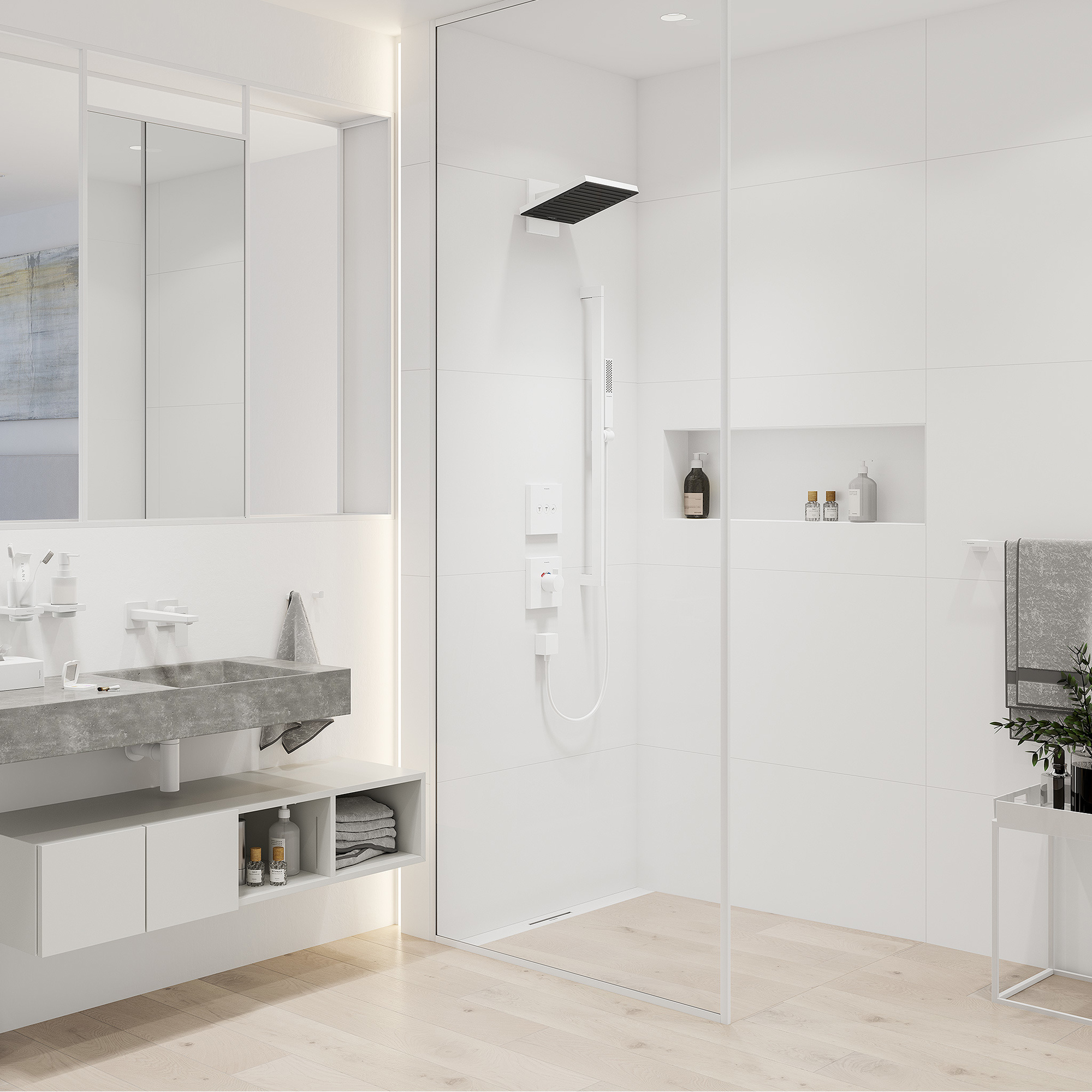 Pinnhanddusch Hansgrohe Pulsify E 100 1jet EcoSmart