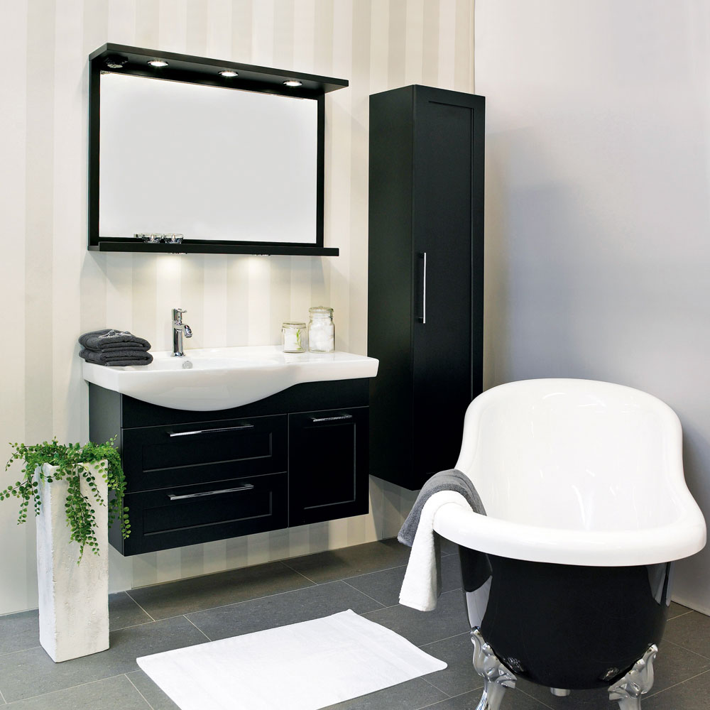 Möbelpaket Noro Polo Svart Ramlucka