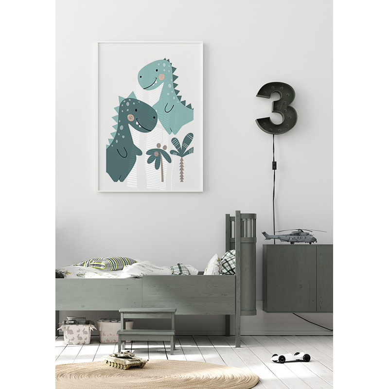 Poster Gallerix Rex Dinosaur Friends