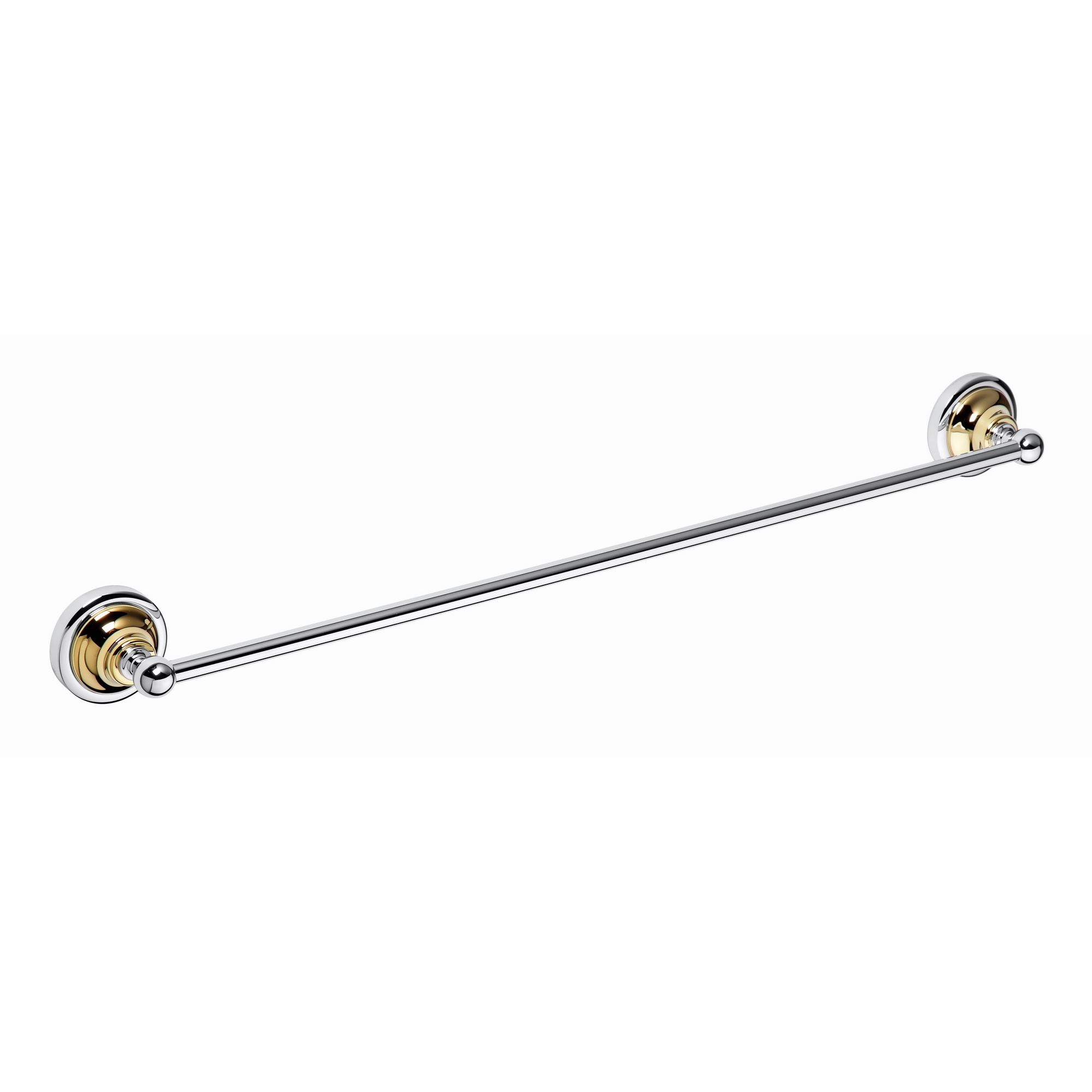 Handdukstång 66 cm, krom/guld Krom/Guld