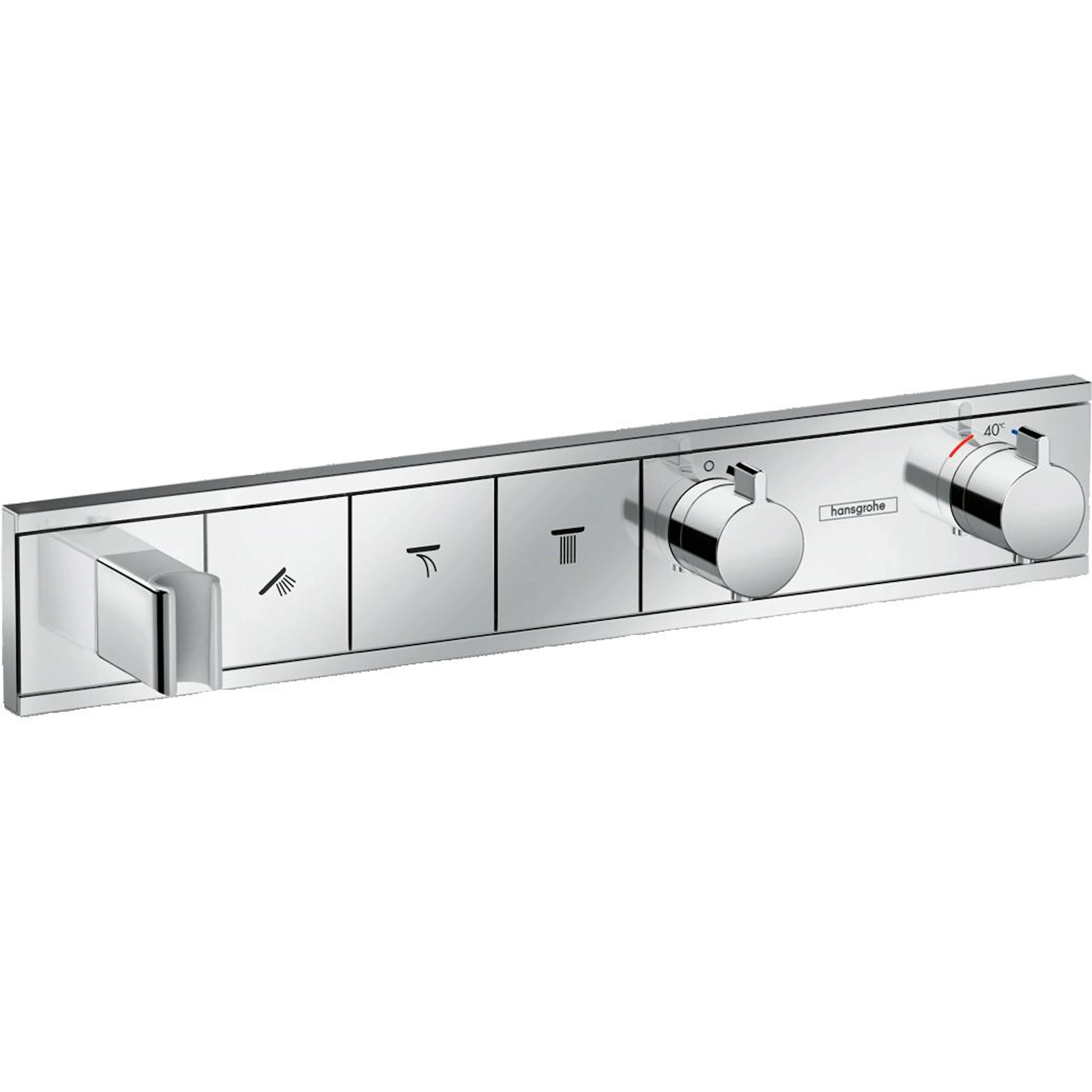 RainSelect Termostat för inbyggnad 3 funktioner Krom