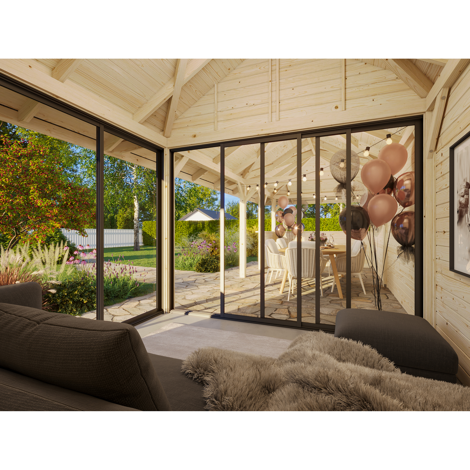 Uterum Palmako Bianca 24,9 m2 Set 215 Slide