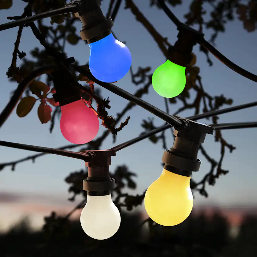 LED-lampa Star Trading B22 A55 Outdoor Lighting Gul 0,9W