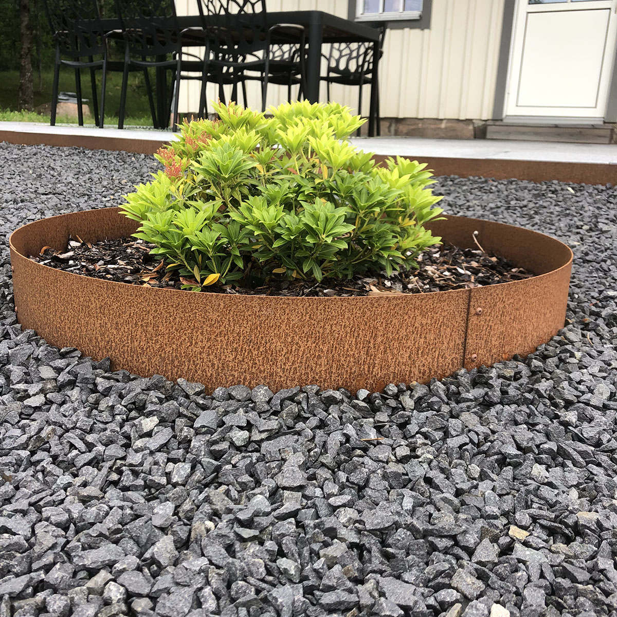 Planteringskant Flexigarden Corten 180 mm Kvartsbåge