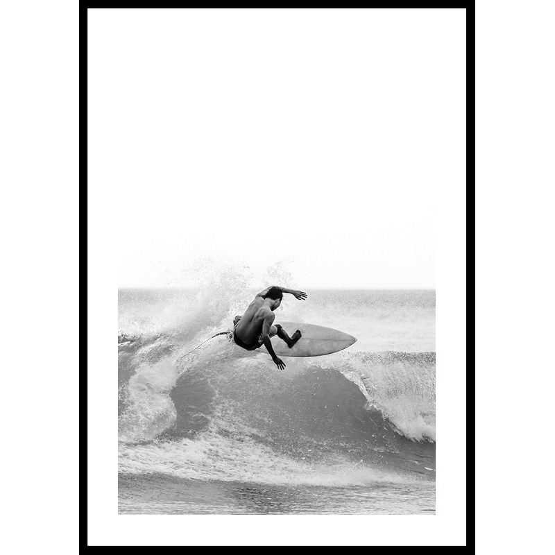 Surfer B&W 50x70 50x70 cm