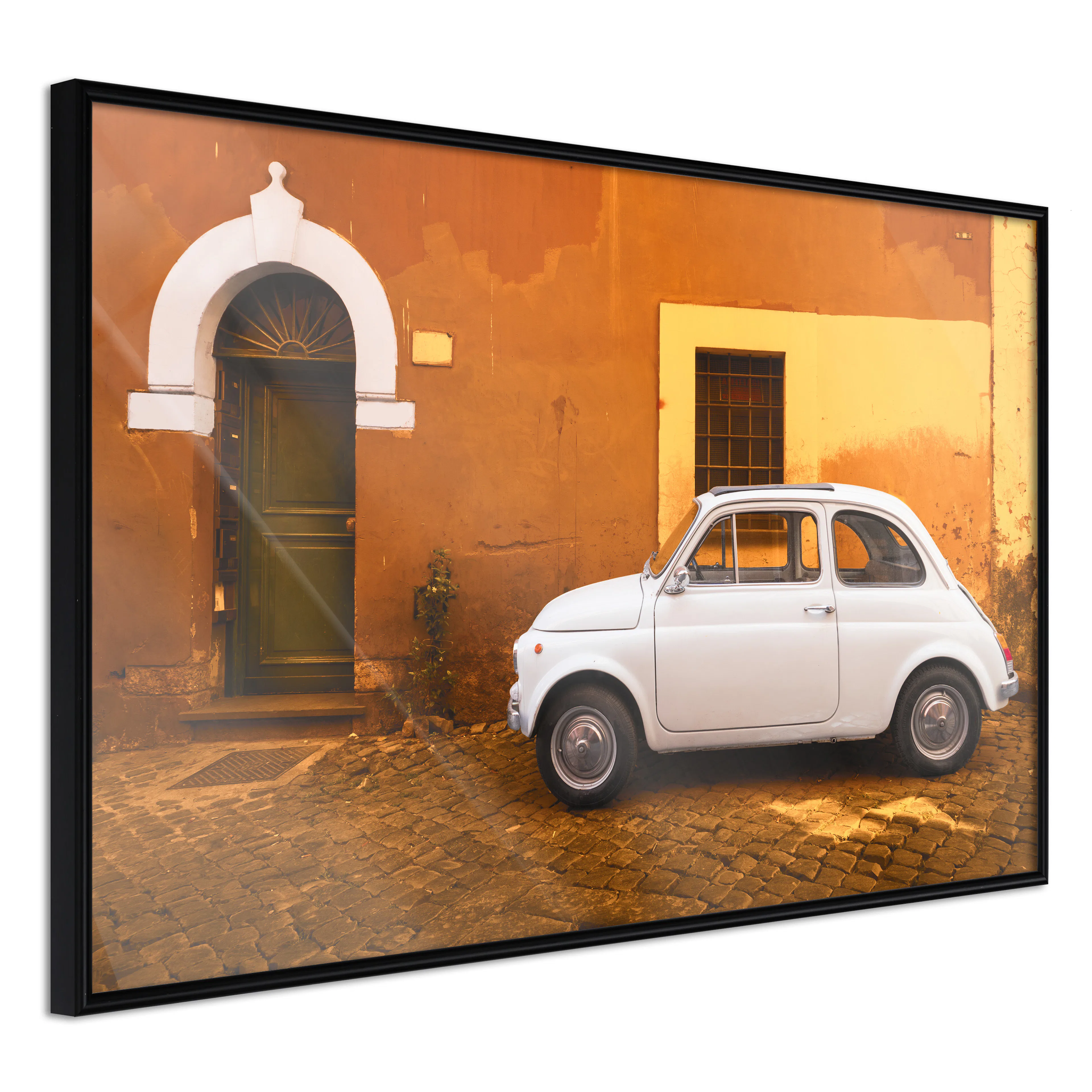 Affisch - Italian Street [Poster] 30x20 Svart ram, 30x20 cm
