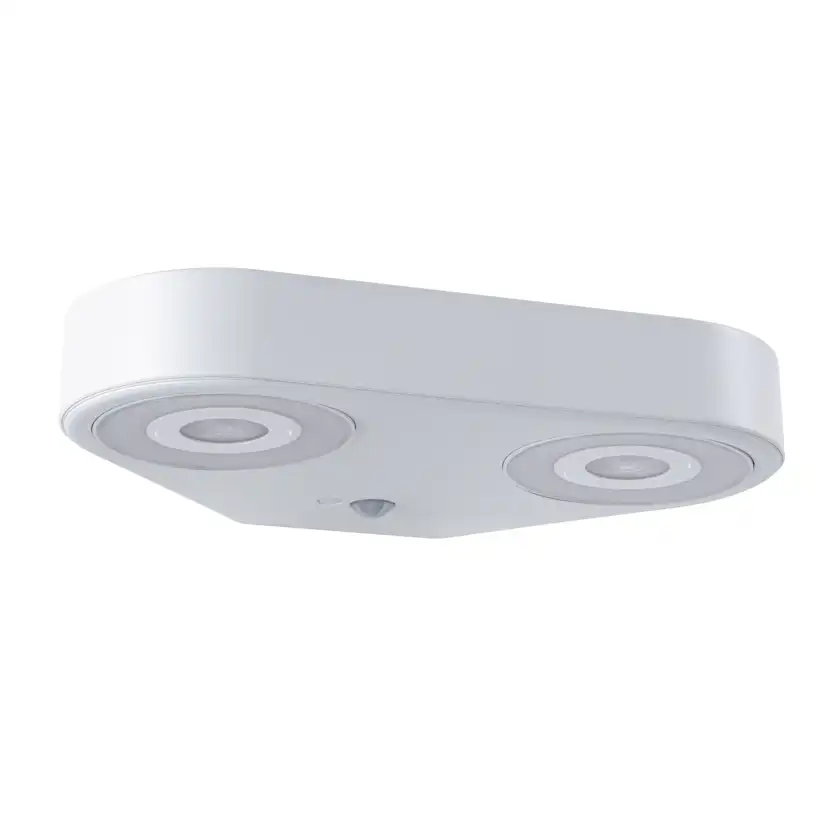 Fasadbelysning LED Paulmann Silma Dubbel med Skymningsstyrd rörelsedetektor IP44 230V