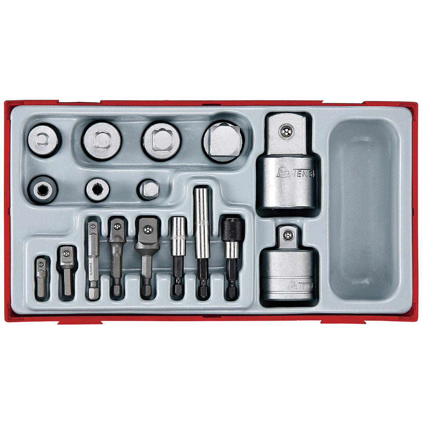 Adaptorsats 17 delar Teng Tools TTADP17