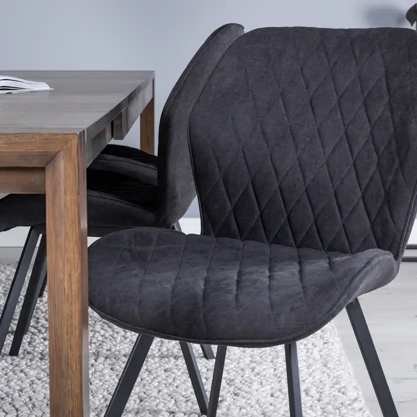 Matgrupp Venture Home Shy med 6 Geneva Matstolar