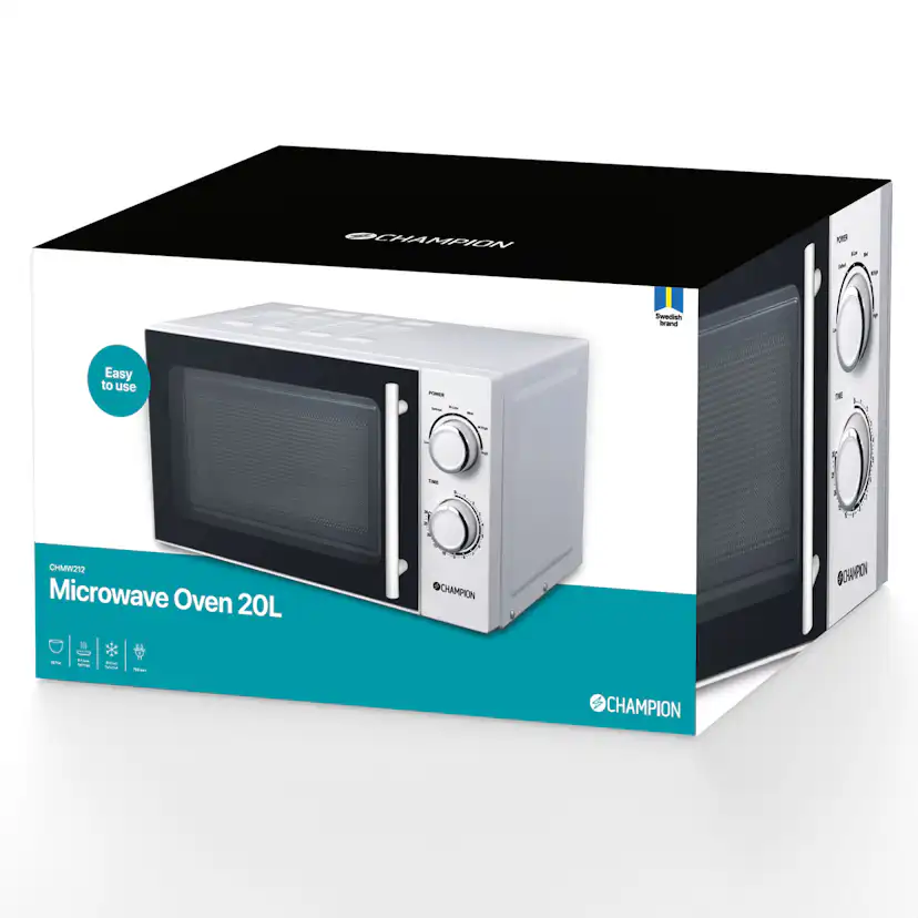 Mikrovågsugn Champion 20L 700W MW211