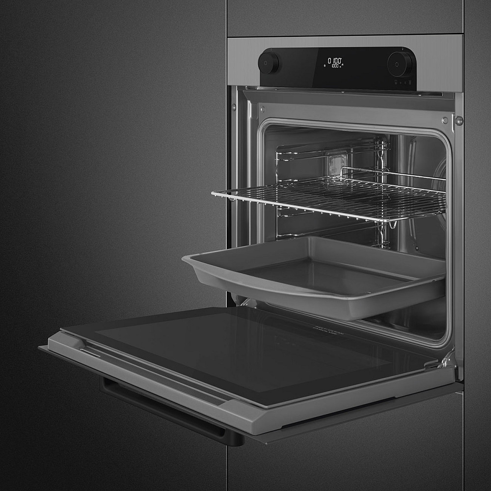 Kombiugn Smeg SO6201S2S med Ångfunktion Silver 60 cm