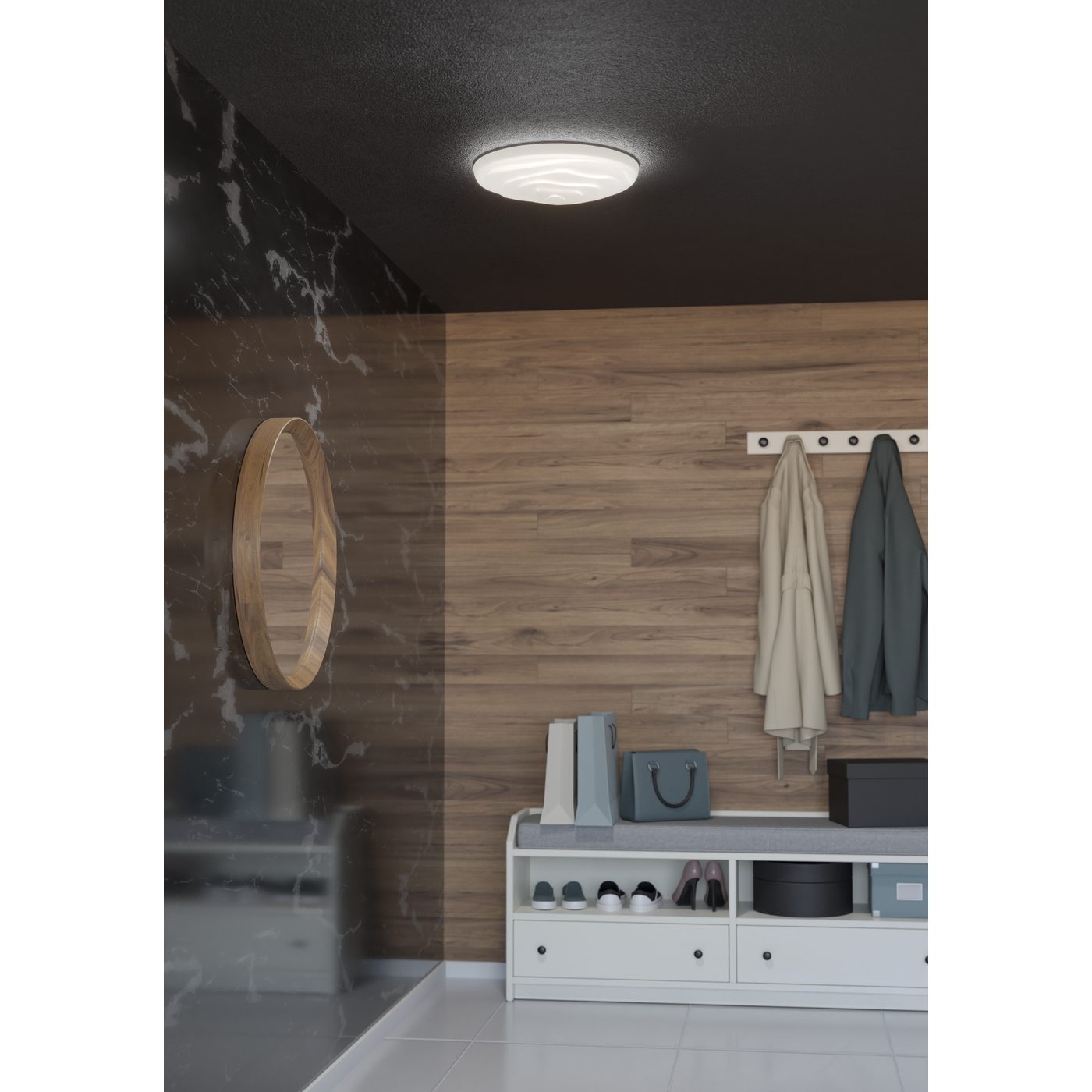 LED-CCT-DL Ø480 WEISS 'BATTISTONA' 480 mm