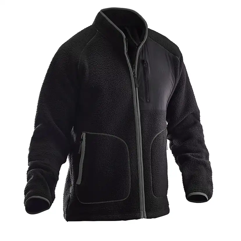 Pälsfiberjacka Svart XS Storlek: XS, Svart