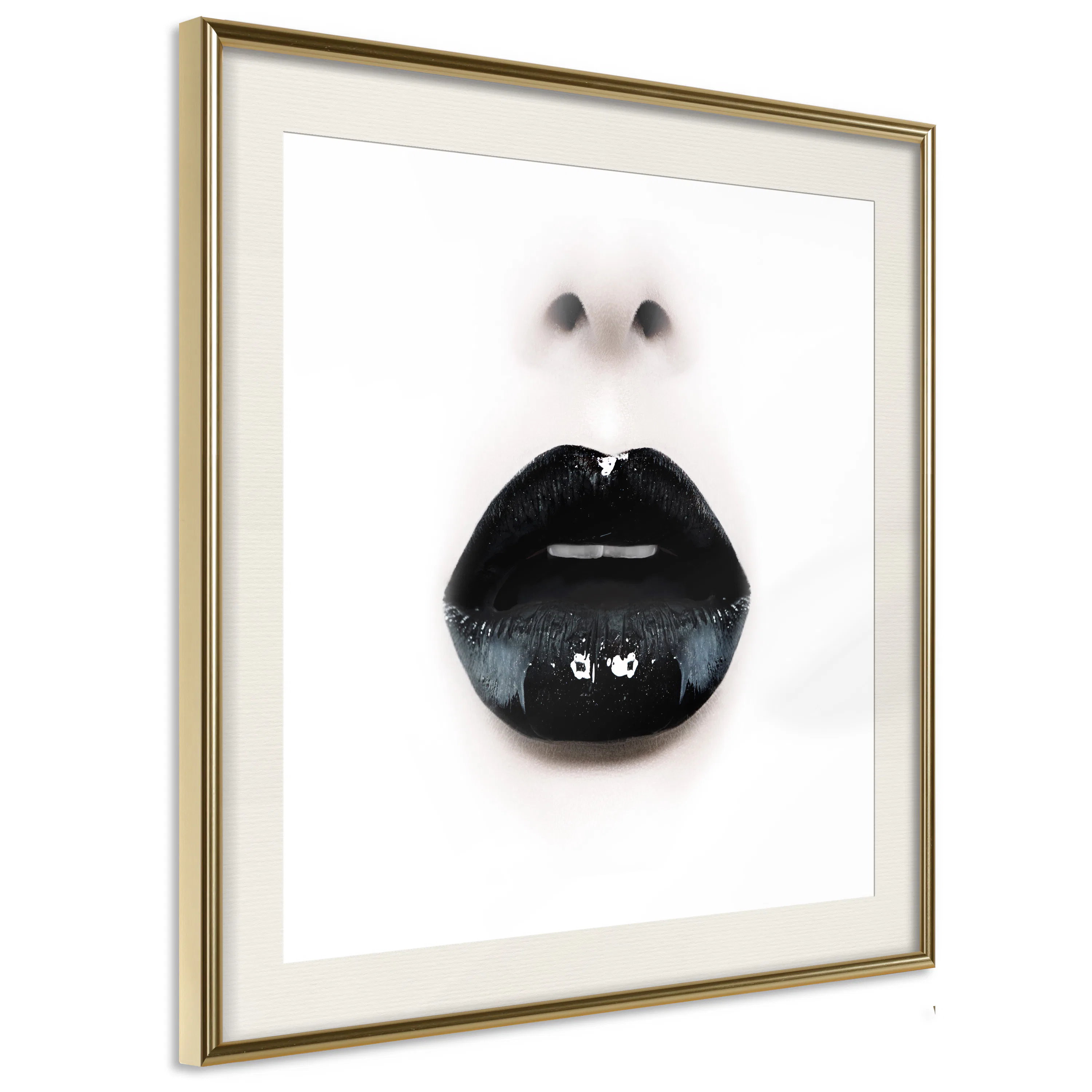 Poster Artgeist Affisch Black Lipstick