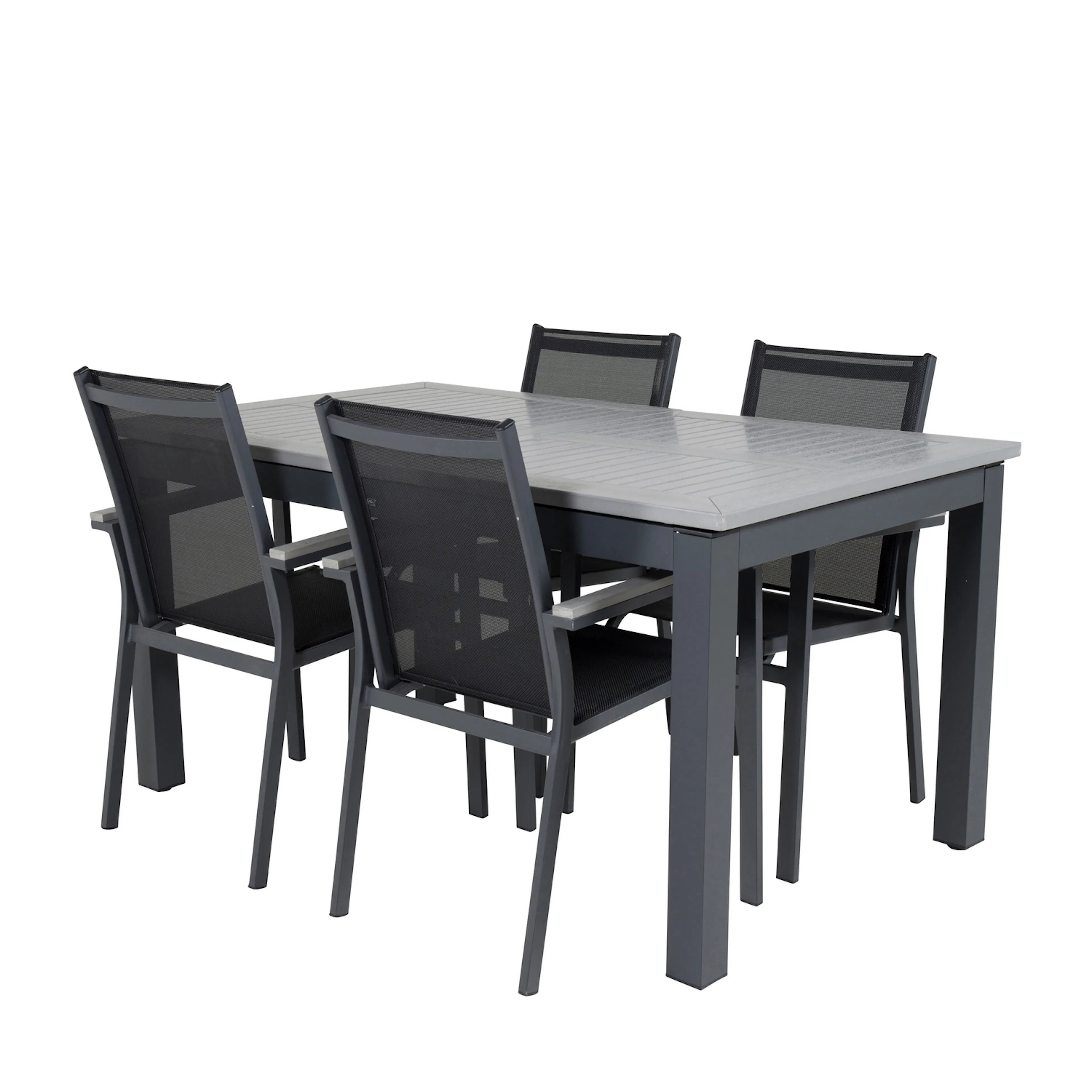 Matgrupp Venture Home Aleyna 160/240 med 4 Pincy Stolar
