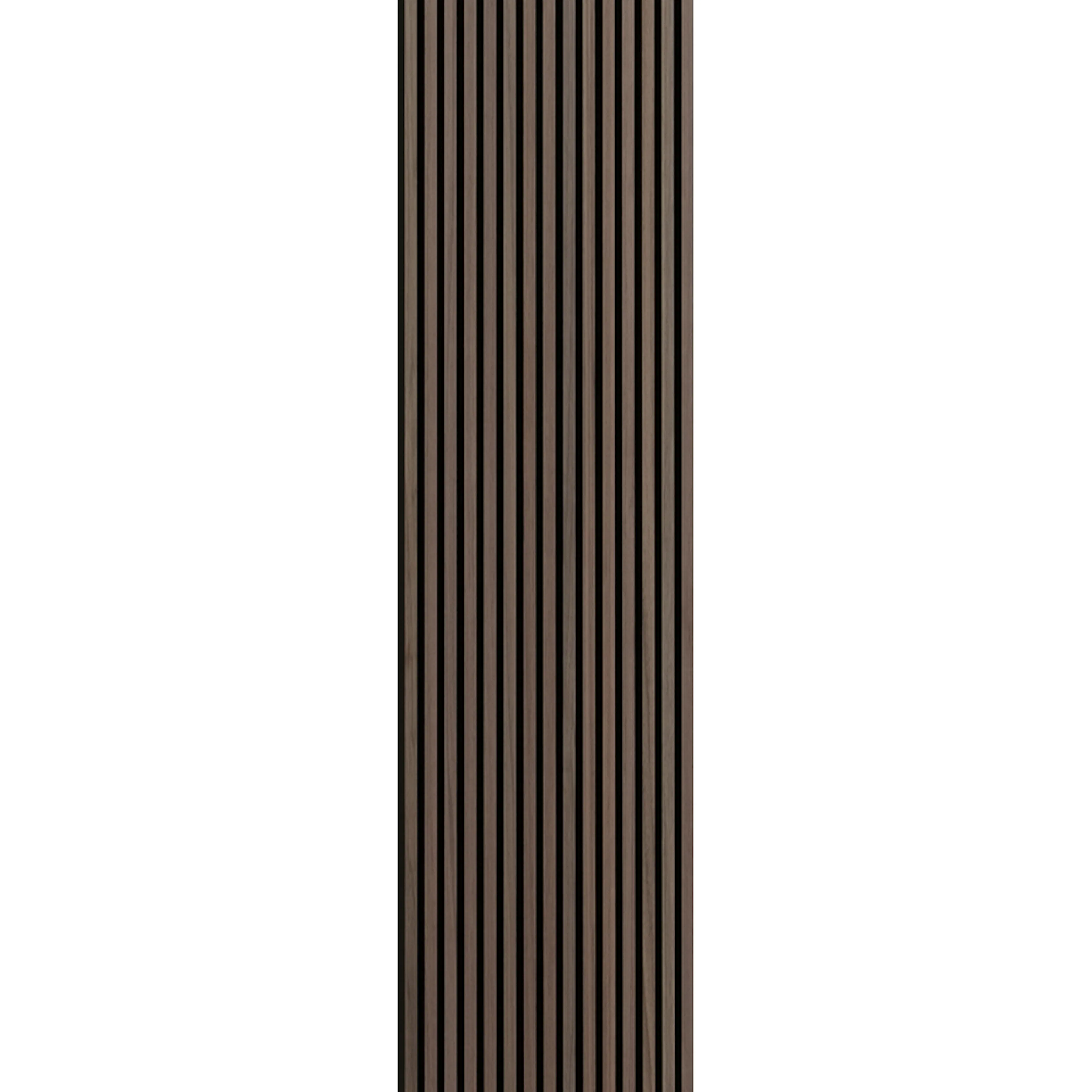 Akustikpanel 244 - Walnut Utförande: Valnöt, Längd: 2440 mm, Bredd: 605 mm