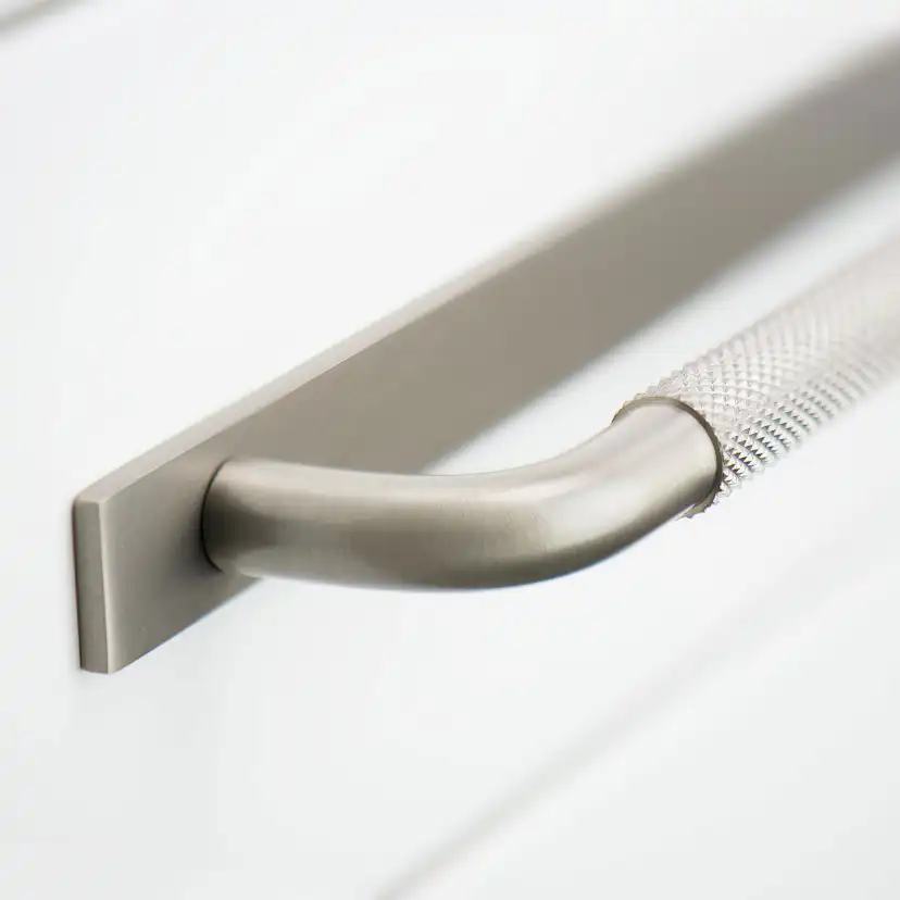Handtag Helix/bricka-224 rf-look Rostfri look, Längd: 266 mm
