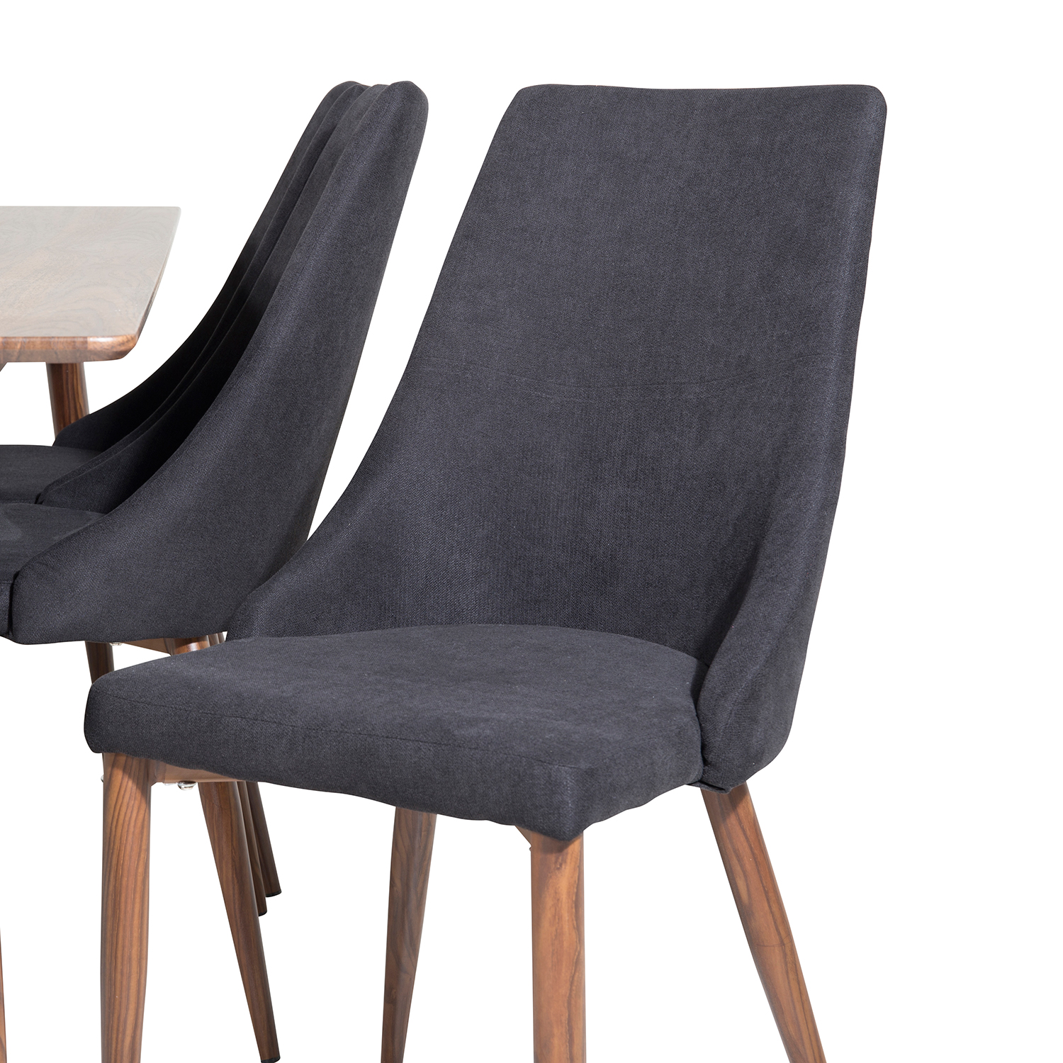 Matgrupp Venture Home Pobbie med 6 Laura Stolar Polyestertyg
