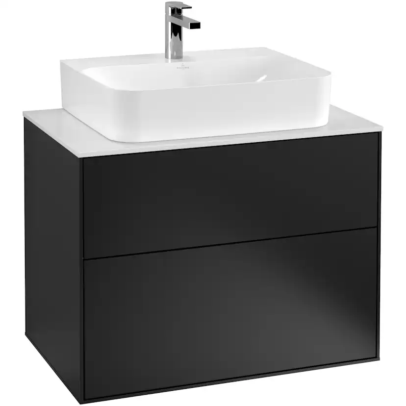 Tvättställsskåp Villeroy & Boch Finion med 2 Lådor och Bänkskiva för Centrerat Tvättställ