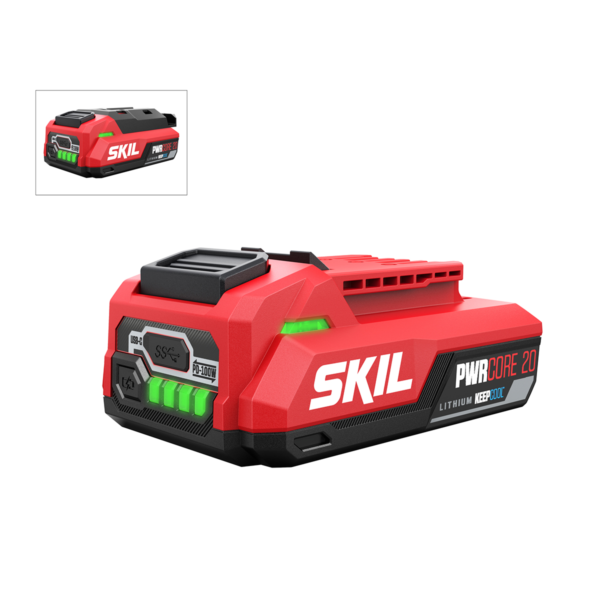 Litiumjonbatteri SKIL 20V PWRASSIST™ Med USB-C 100W
