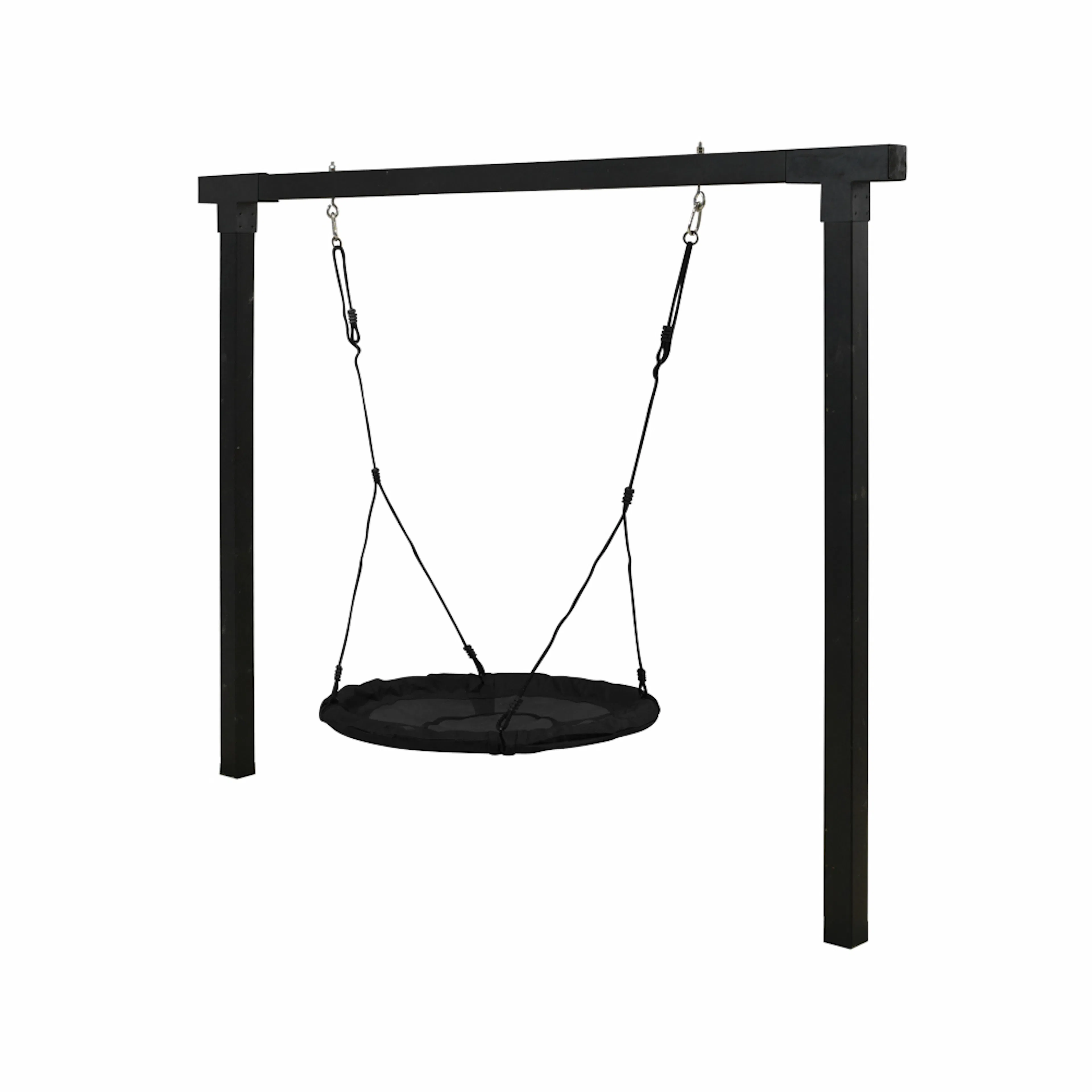 Gungställning PLUS Cubic Med Fågelbogunga Svart