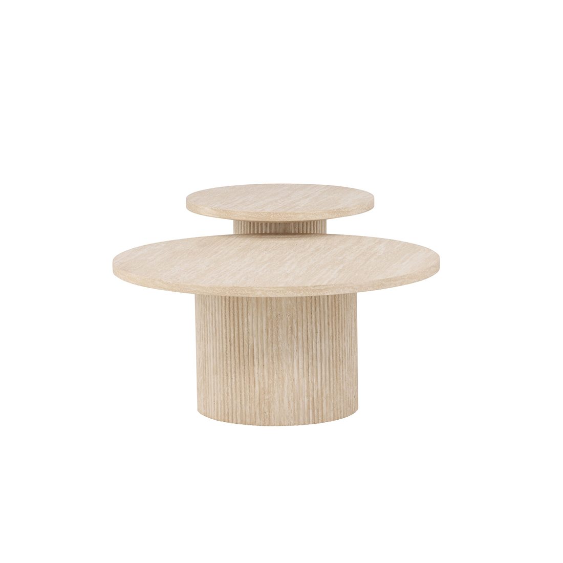 Soffbord Venture Home Härön Set Ø80 cm & Ø50 cm