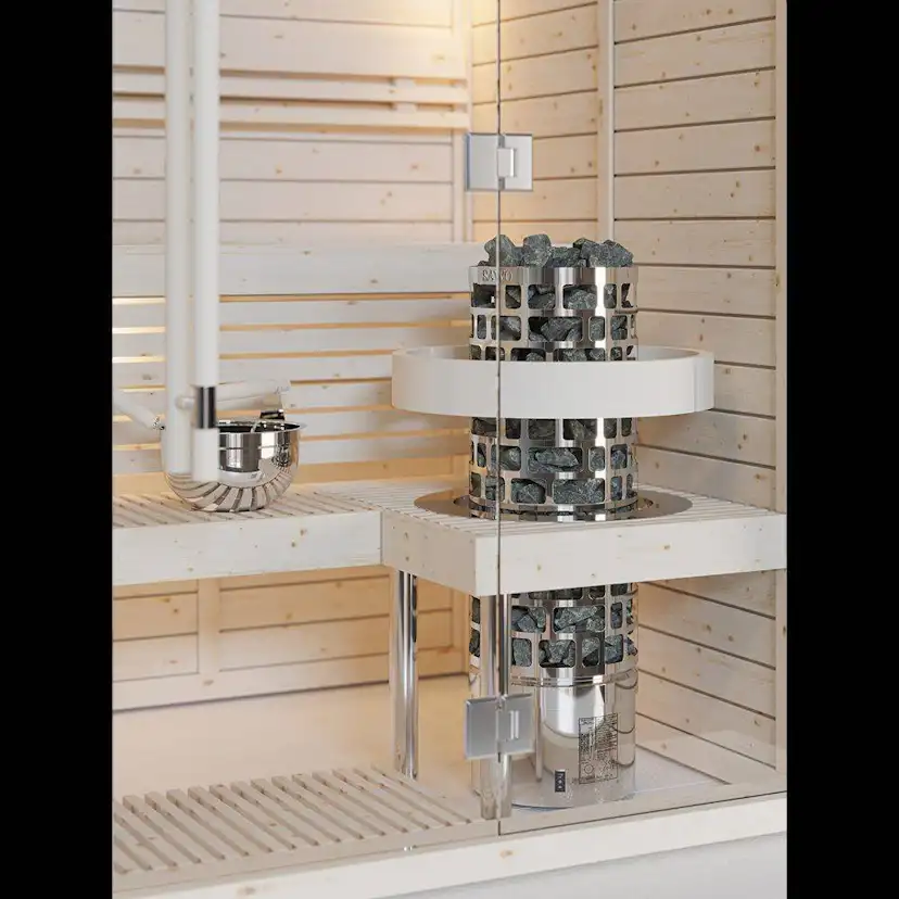 Bastuaggregat Sawo Aries Rund ARI3 90NS 9,0 kW, ARI3-90NS-P- NS (kräver gränssnitt och strömstyrenhet), 9 Kw