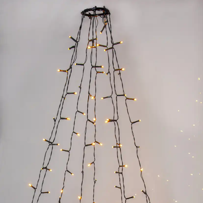 Julgransbelysning Star Trading Golden Varmvit 360L
